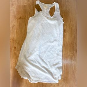 NWT Sperry White Racerback Tank Dress Lined